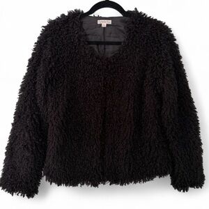 Cozy Dark Brown Teddy Jacket